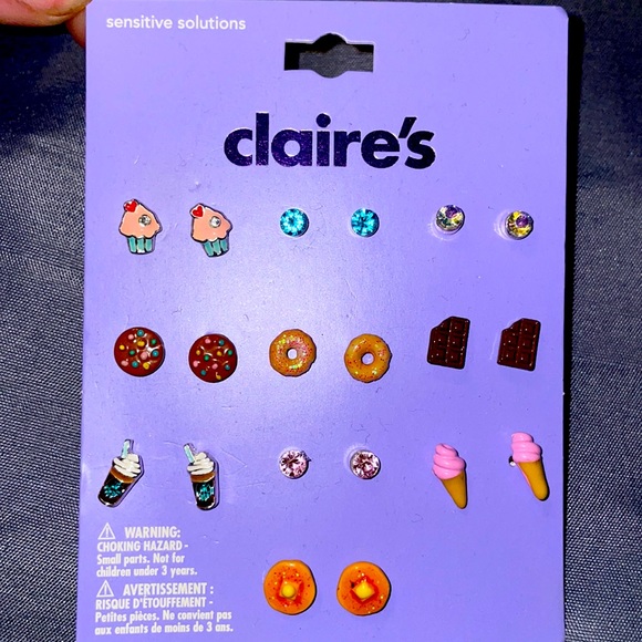Claire’s new earrings - Picture 1 of 3